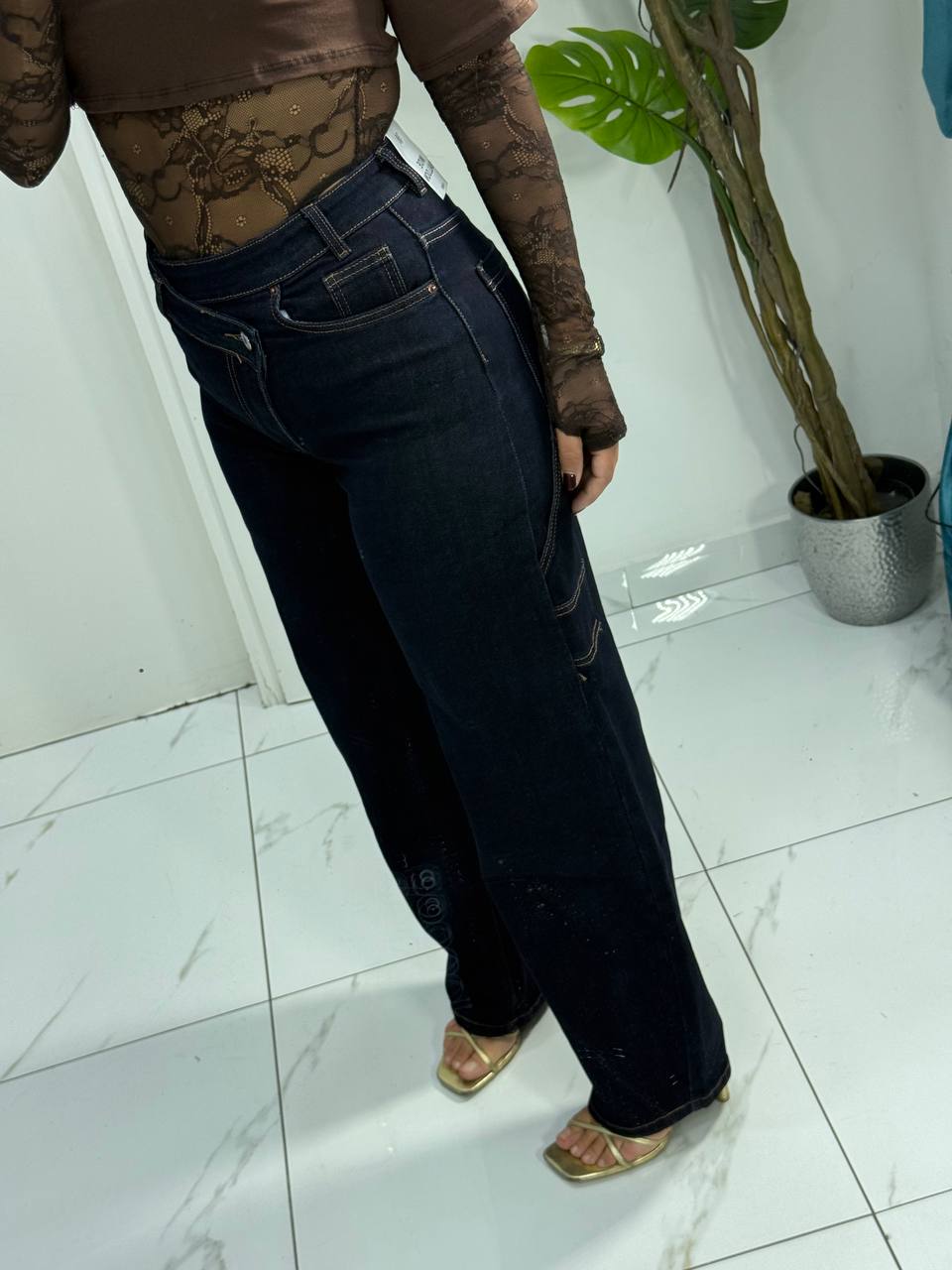 JEANS DOPPIO BOTTONE