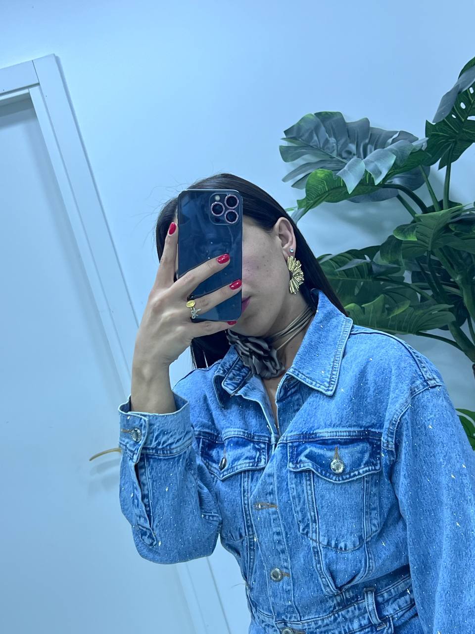 VESTITO IN JEANS CORTO