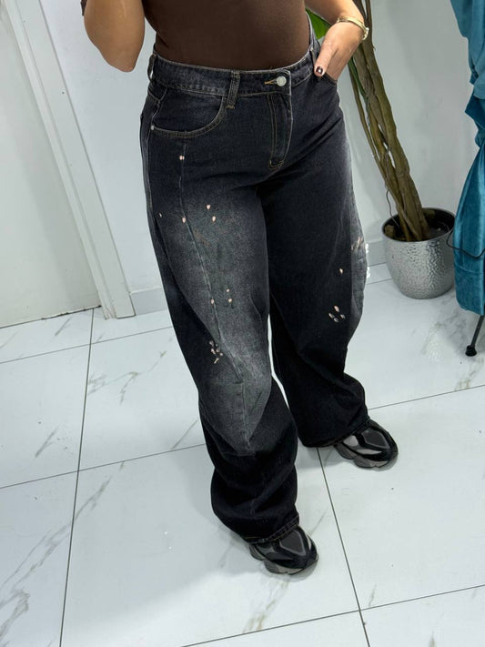 JEANS SFUMATO NERO