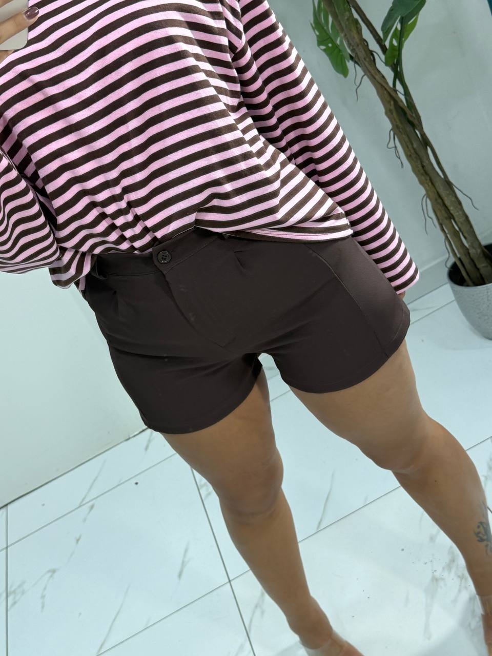 PANTALONCINO MARRONE